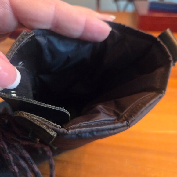 Hunter Original Short Quilted Boots Lace Nylon Puffer Rubber Black Sz 9 Winter - Picture 8 of 8